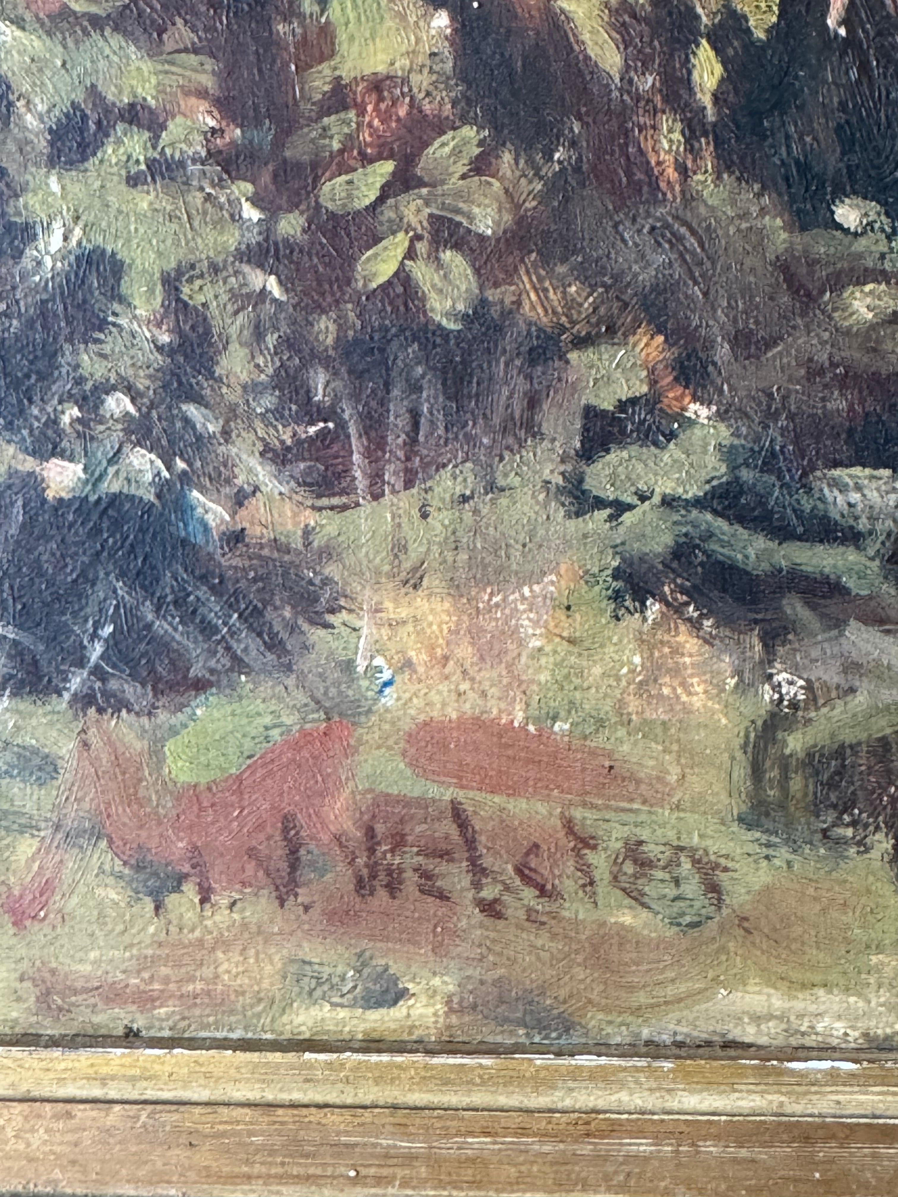 Original English Cottage Landscape