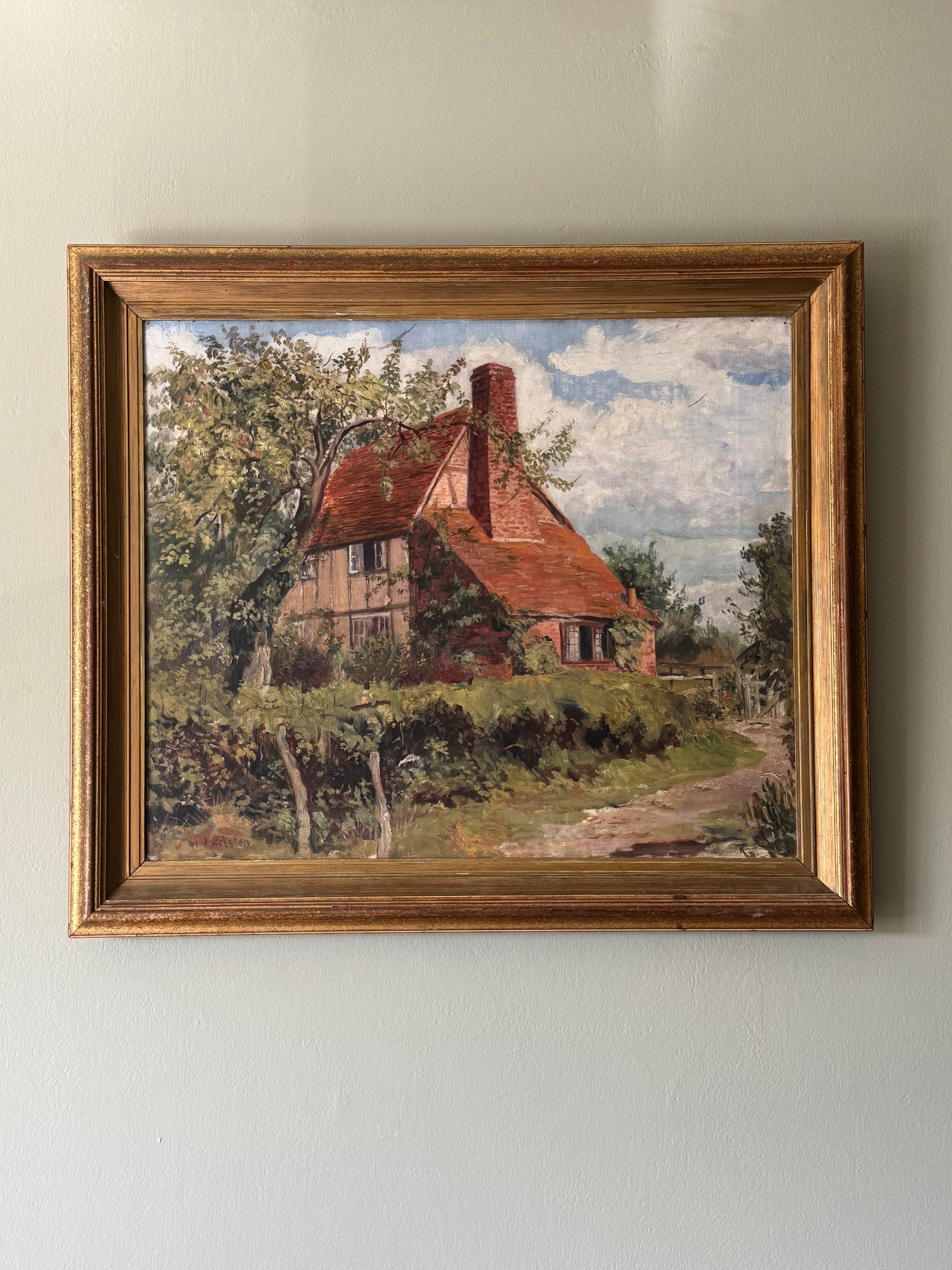 Original English Cottage Landscape